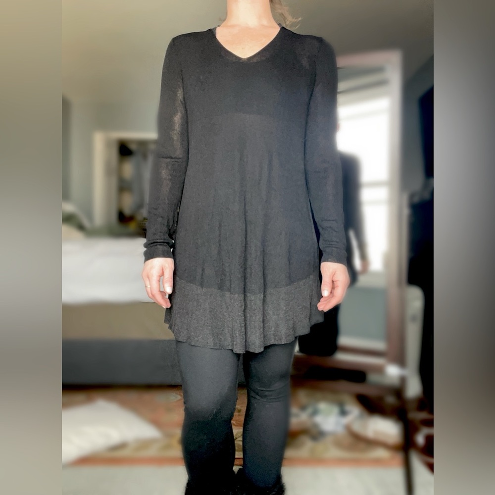 Eileen Fisher Metallic Tunic Blouse